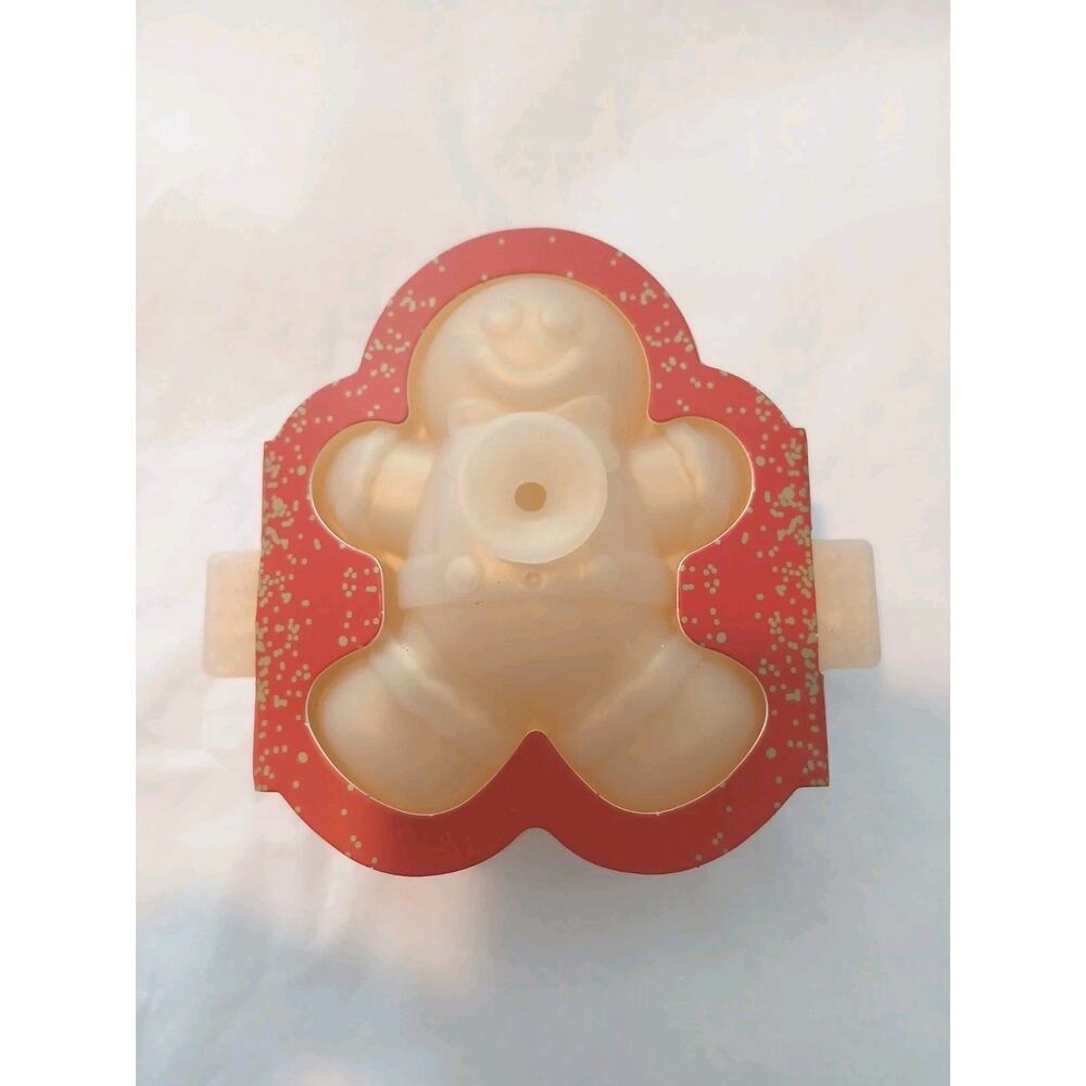 New CWC Cook With Color Christmas Gingerbread Man Ice Whiskey Mold